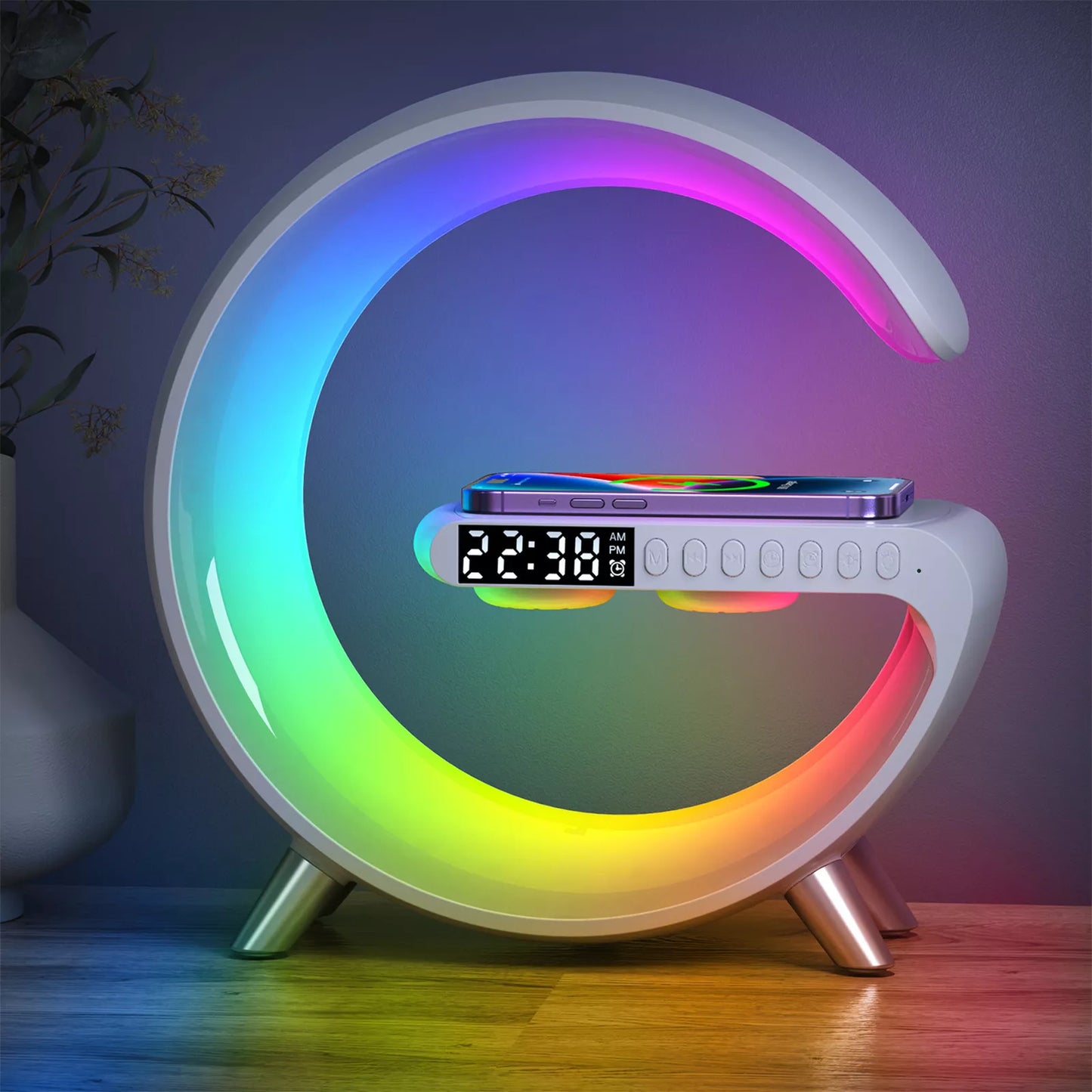 Wireless Charger Led Alarm Clock